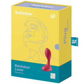 BOUCHON VIBRANT SATISFYER BACKDOOR LOVER - ROUGE