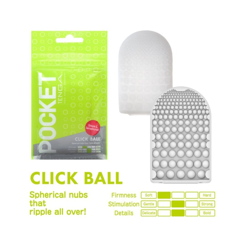 STROKER DE POCHE TENGA CLICK BALL