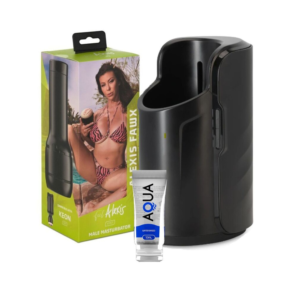 KIIROO KEON + ALEXIS FAWX STROKER + LUBRIFIANT DE QUALITÉ AQUA 50 ML