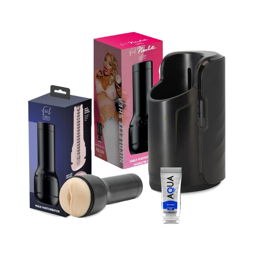 KIIROO PACK KEON + FEEL NICOLETTE SHEA + FEEL STROKER + AQUA QUALITY 50 ML