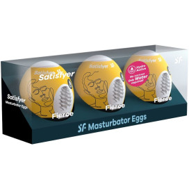 SATISFYER 3 OEUFS MASTURBATEUR - FIERCE