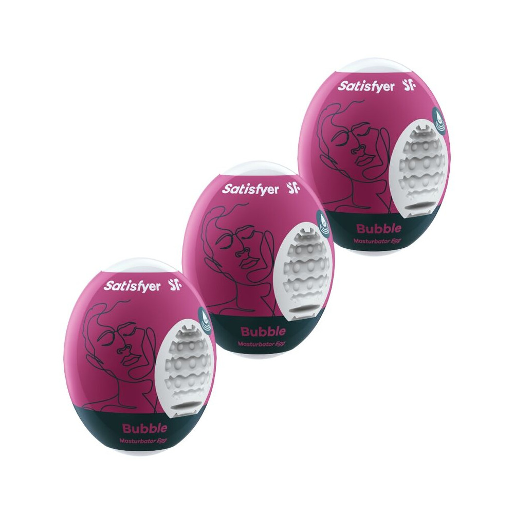 SATISFYER 3 OEUFS MASTURBATEUR - BUBBLE