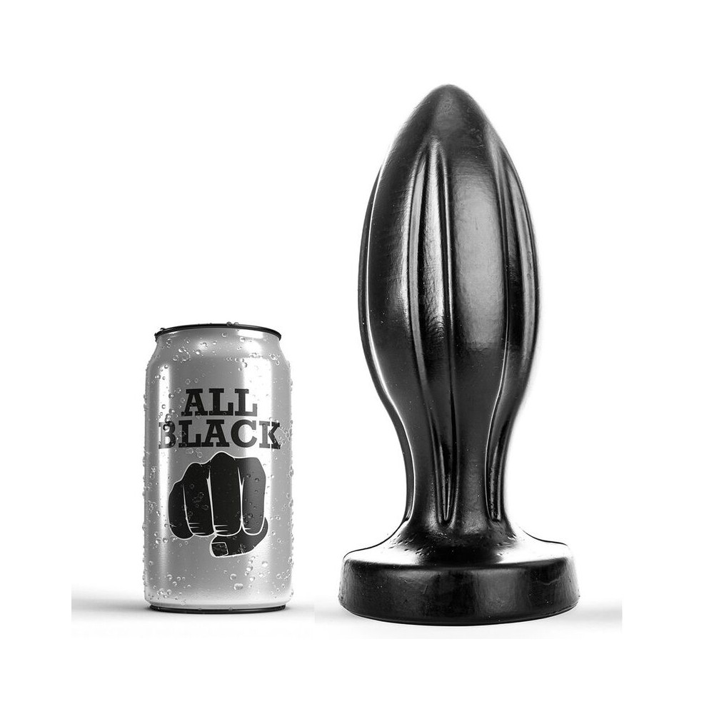 ALL BLACK ANAL PLUG 21CM