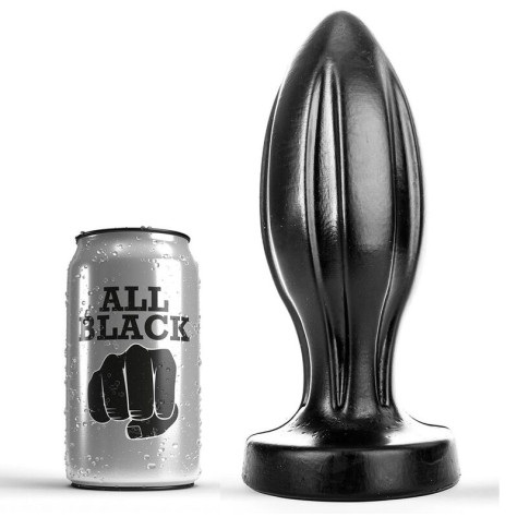 ALL BLACK ANAL PLUG 21CM