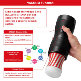 TENGA VACUUM GYRO ROLLER ASPIRATION ET ROTATION