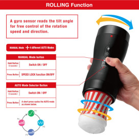 TENGA VACUUM GYRO ROLLER ASPIRATION ET ROTATION