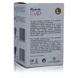 NINA CUP COUPE MENSTRUELLE TAILLE L ROSE