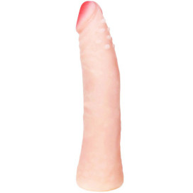 DILDO SILICONA TACTO PIEL  REALISTICO 19CM