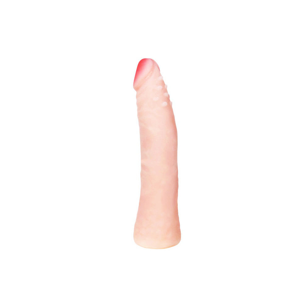 DILDO SILICONA TACTO PIEL  REALISTICO 19CM