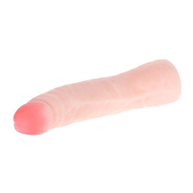 DILDO SILICONA TACTO PIEL  REALISTICO 19CM