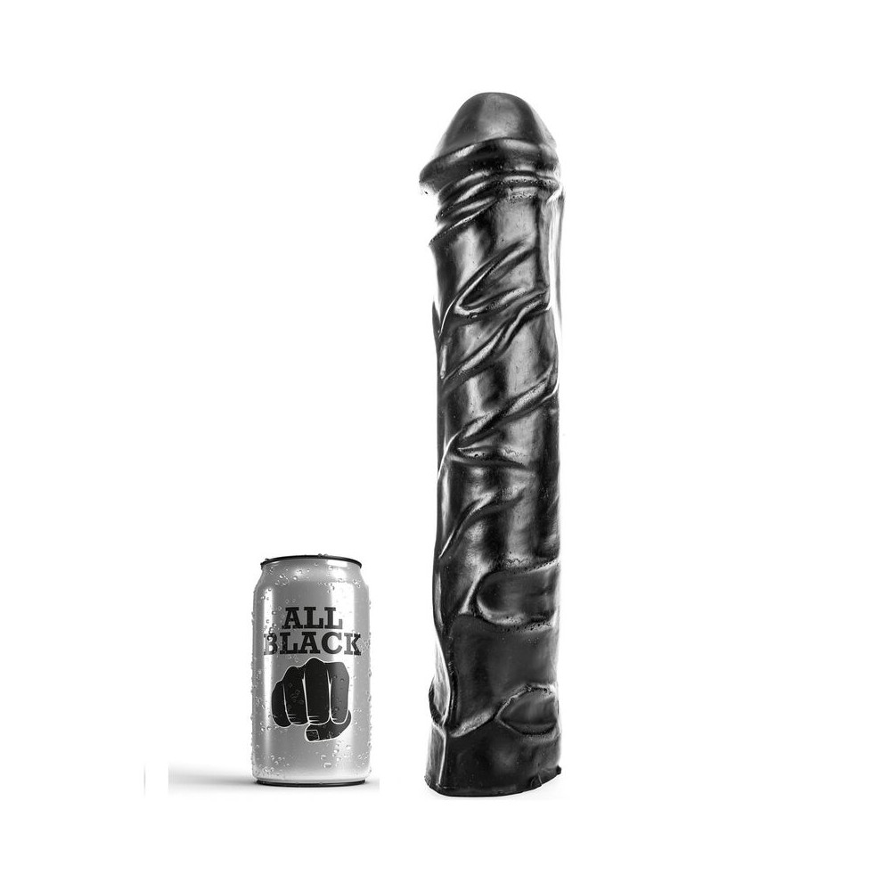 DILDO SMOTH TOUT NOIR 32 CM