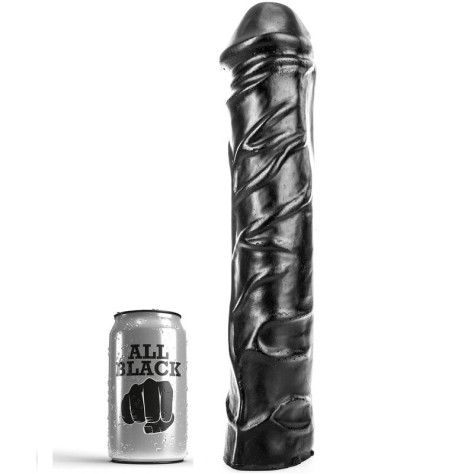 DILDO SMOTH TOUT NOIR 32 CM