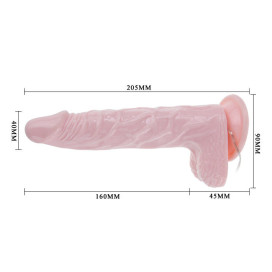 LY-BAILE SUPER ROTATION DILDO REALISTICO 20.5CM