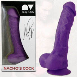 REPLICA PENE NACHO VIDAL 24CM LILAS