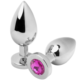 PLUG ANAL METALHARD DIAMANT ROSE PETIT 5.71CM