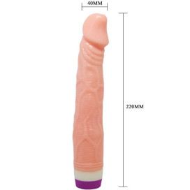 VIBRADOR REALÍSTICO NATURAL 22 CM