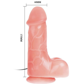 VIBRADOR REALISTICO BARBARA NATURAL