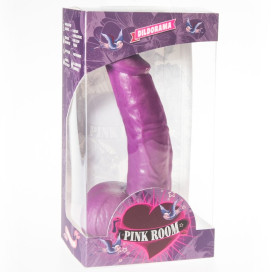 ROSE ROOM CONNOR REALISTIC DILDO PURPLE 16 CM