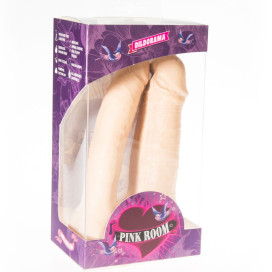 CHAMBRE ROSE ARTHUS REALISTIC DOUBLE DILDO FLESH 17CM / 15.5CM