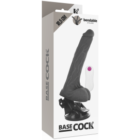 TÉLÉCOMMANDE BASECOCK REALISTIC BENDABLE NOIR 18,5 CM