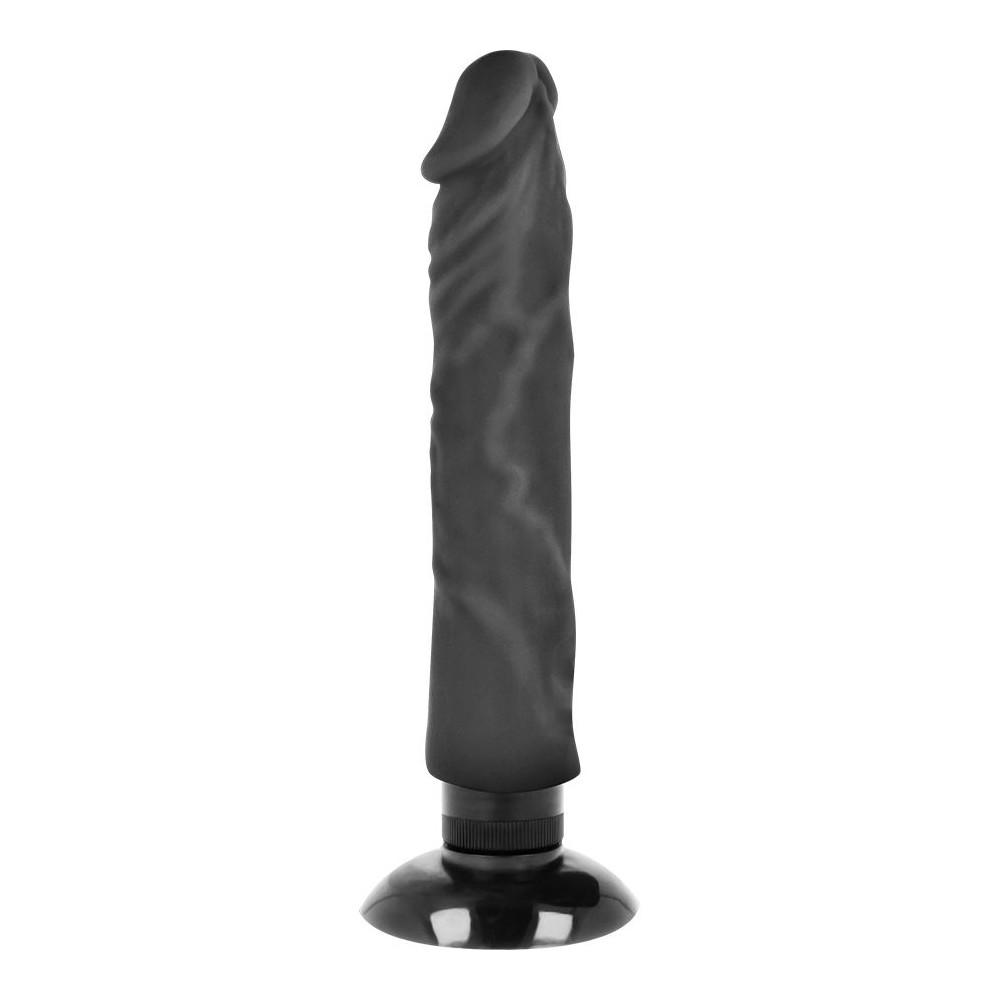 BASECOCK REALISTIC VIBRATOR 2-1 NOIR 20CM