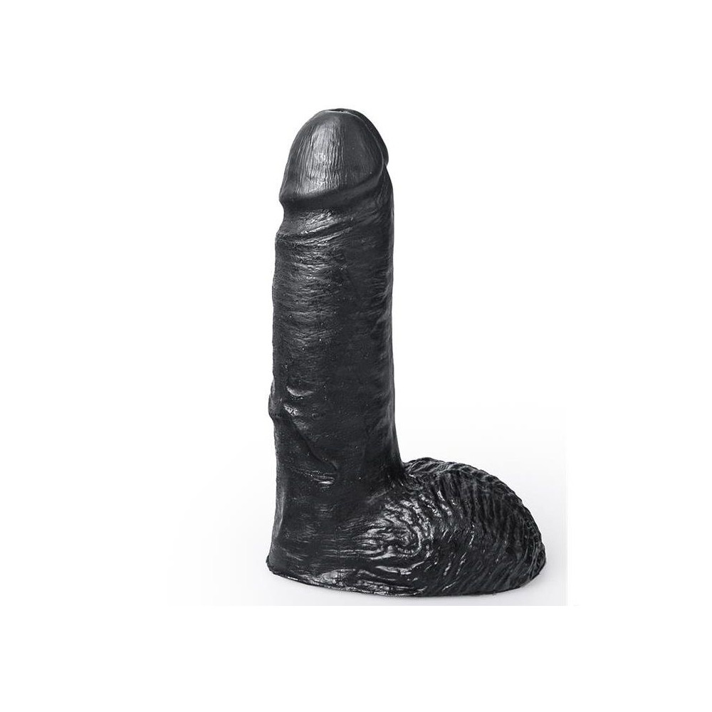 SYSTÈME HUNG DILDO COULEUR NOIRE MARCEL 17 CM