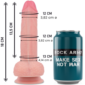 ROCKARMY SILICONE LIQUIDE PREMIUM MUSTANG RÉALISTE 18CM