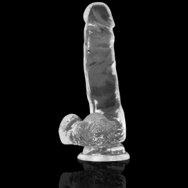 XRAY CLEAR DILDO REALISTA TRANSPARENTE 18.5CM X 3.8CM