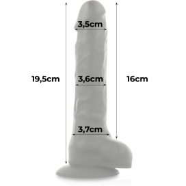 COCK MILLER SILICONE DENSITY COCKSIL ARTICULABLE NOIR 19,5 CM