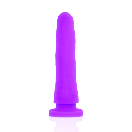 DELTA CLUB TOYS DILDO LILA SILICONA MEDICA 17 X 3 CM