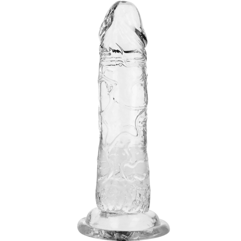 DILDO RÉALISTE OHMAMA - TRANSPARENT 16 CM