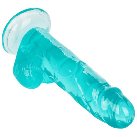 DILDO QUEEN TAILLE CALEX - BLEU 15,3 CM