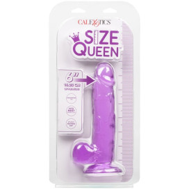 DILDO QUEEN TAILLE CALEX - VIOLET 15,3 CM