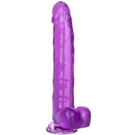 DILDO QUEEN TAILLE CALEX - VIOLET 25,5 CM