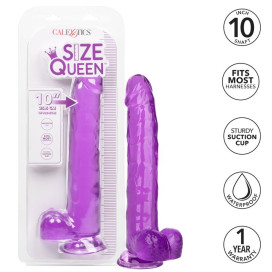 DILDO QUEEN TAILLE CALEX - VIOLET 25,5 CM