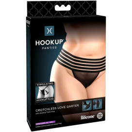 HOOK UP CROTHLESS LOVE GARTER PLUS SIZE