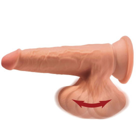 KING COCK PLUS 3D BALLES BALANCANTES 15,2 CM