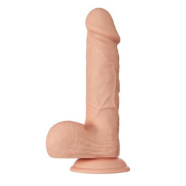 MAGNIFIQUE RENCONTRE BAHAMUT DILDO RÉALISTE ET SOUPLE 21.8 CM - FLESH