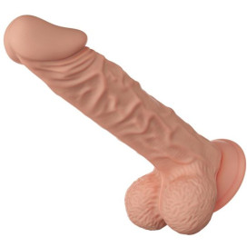 MAGNIFIQUE RENCONTRE BURAQ DILDO RÉALISTE ET SOUPLE 24 CM - FLESH