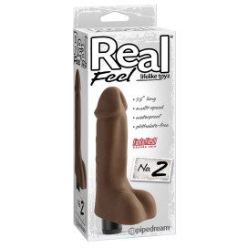 REAL FEEL LIFELIKE TOYZ VIBRADOR NUM 2 MARRON