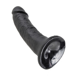 KING COCK 6" PENE NEGRO 15.2 CM