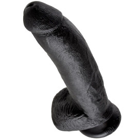 KING COCK 9" PENE REALISTICO NEGRO 22.9CM