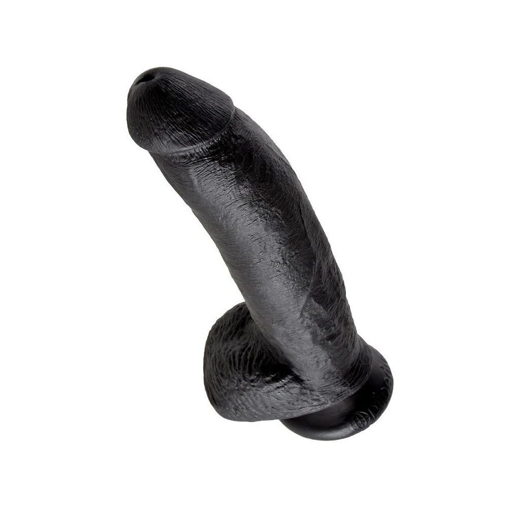 KING COCK 9" PENE REALISTICO NEGRO 22.9CM