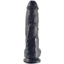 KING COCK 10" PENE REALISTICO NEGRO 26.5 CM