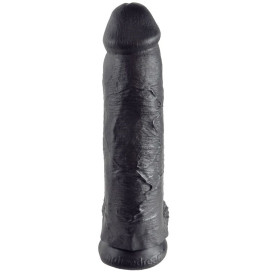 KING COCK 12" PENE REALISTICO NEGRO 30.48 CM