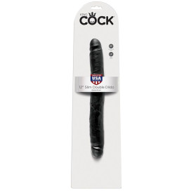 KING COCK DILDO DOBLE NEGRO 30 CM