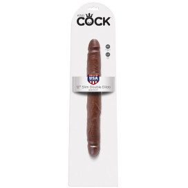 KING COCK DILDO DOBLE MARRON 30 CM