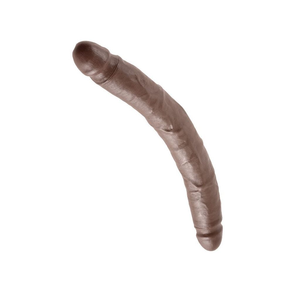 KING COCK DILDO DOBLE MARRON 30 CM