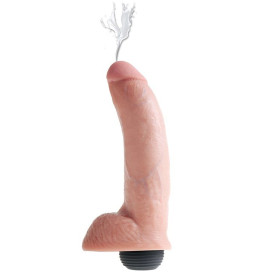 KING COCK REALISTIC PENIS EJACULATEUR NATUREL 22.86CM