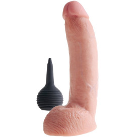 KING COCK REALISTIC PENIS EJACULATEUR NATUREL 22.86CM